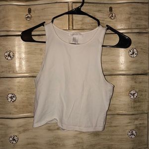 White crop top